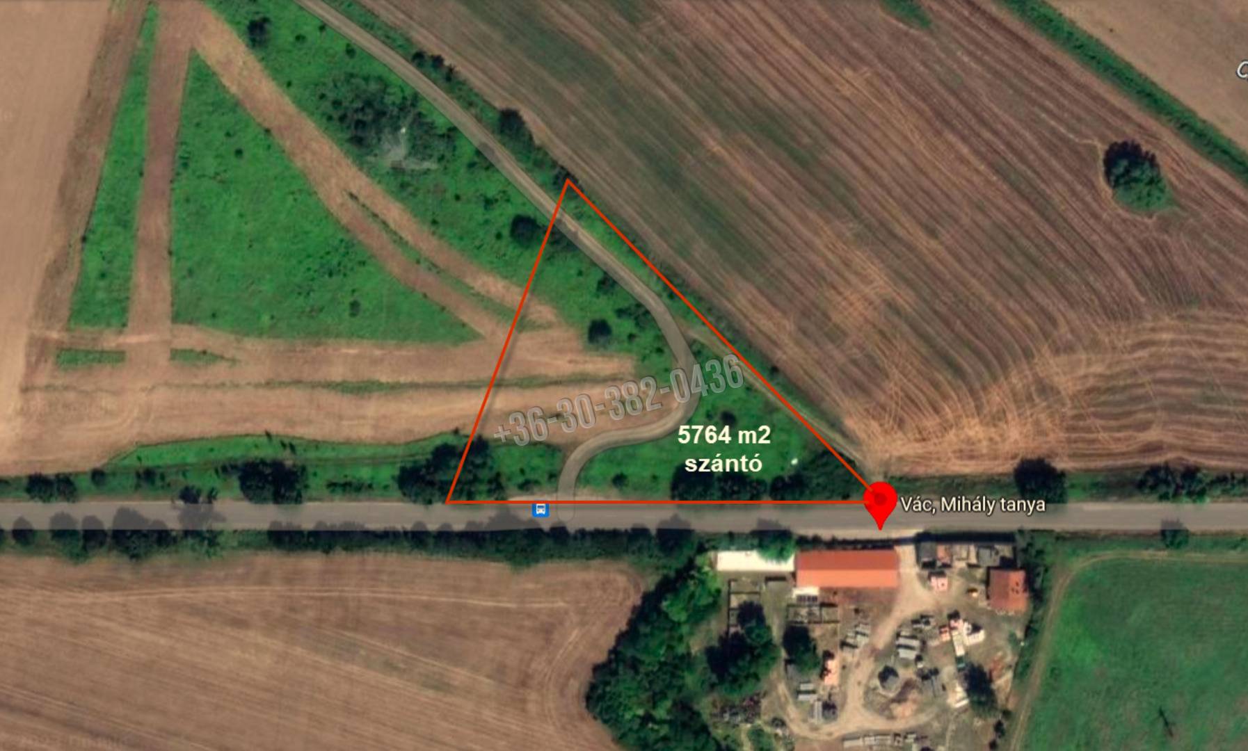 Eladó építési telek /lakó/ Pest Vác